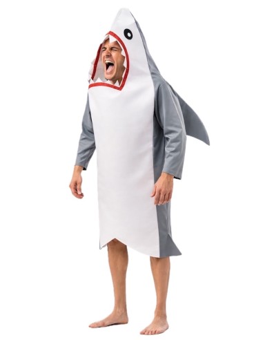 Fato de Tubarão Tamanho L - de alta qualidade, perfeito para carnaval, festas temáticas e eventos especiais.